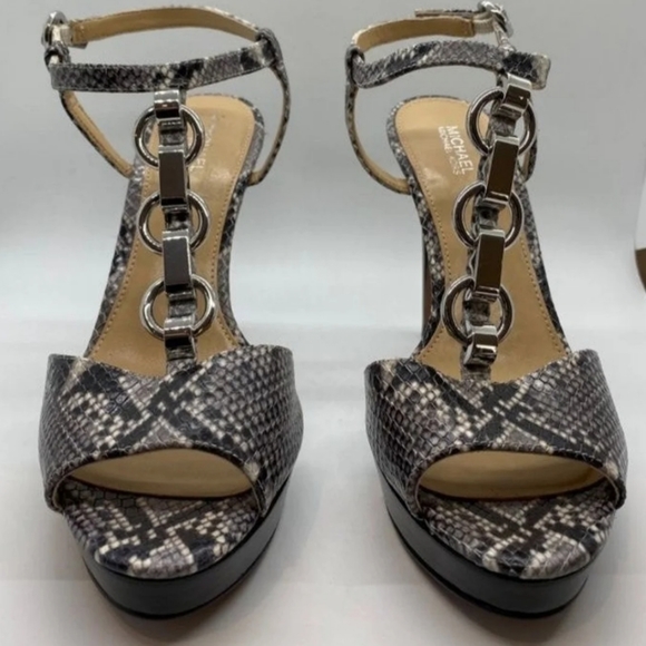 Michael Kors Snake Print Heels - Picture 7 of 12